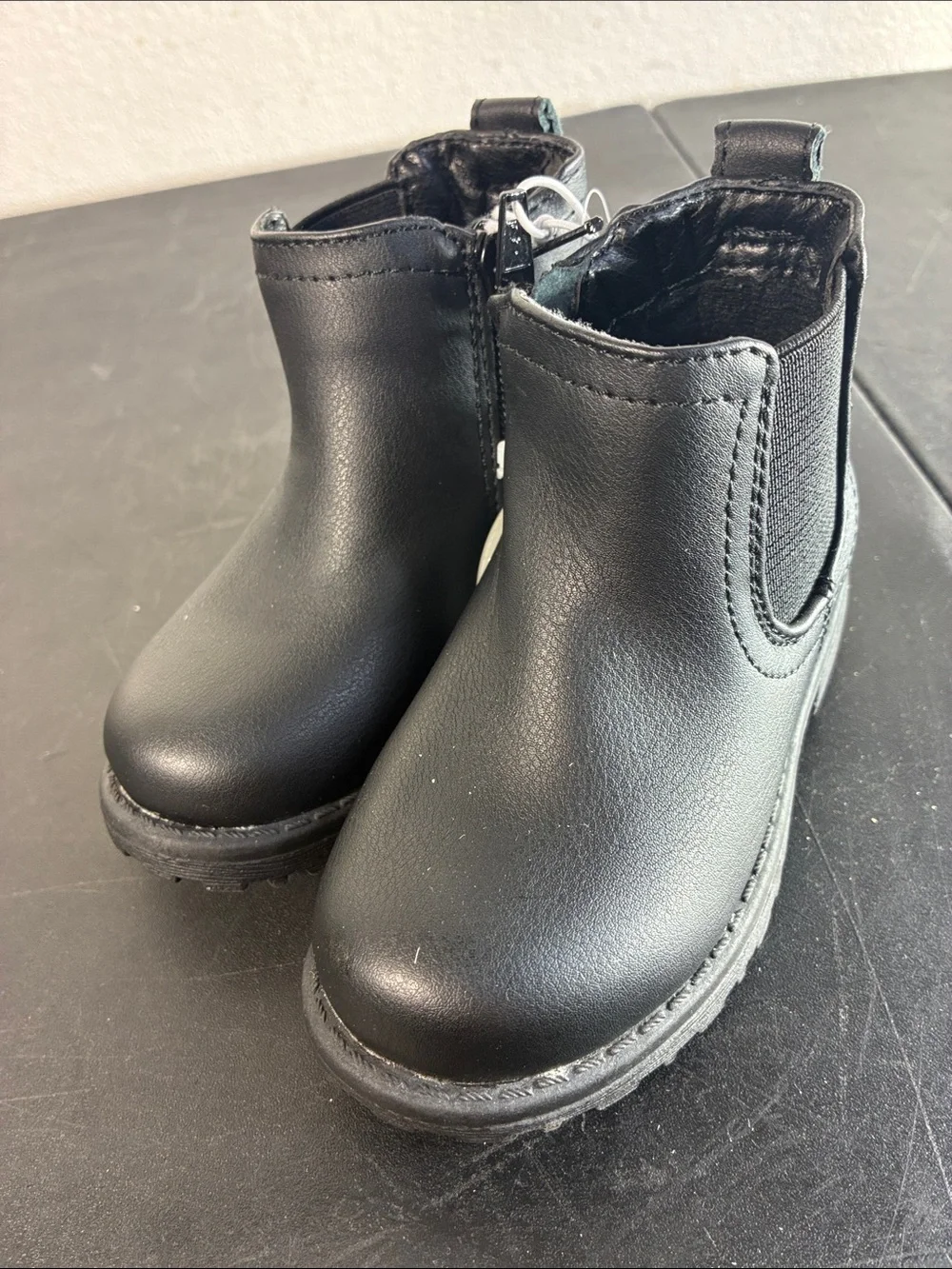 The Children's Place Black Kids Chelsea Ankle Boots